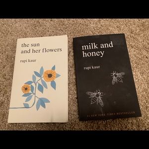 Milk & Honey poetry books by Rupi Kaur